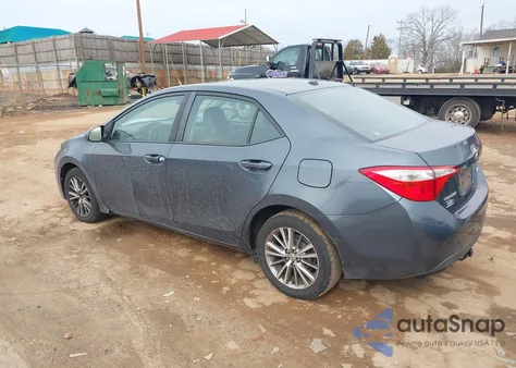 2015 Toyota Corolla Le Premium from USA, damaged, VIN 5YFBURHE3FP215730